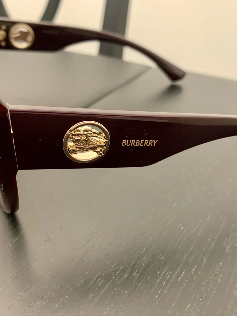 Burberry Women's BE4471 Sunglasses in hard to find Bordeaux color!